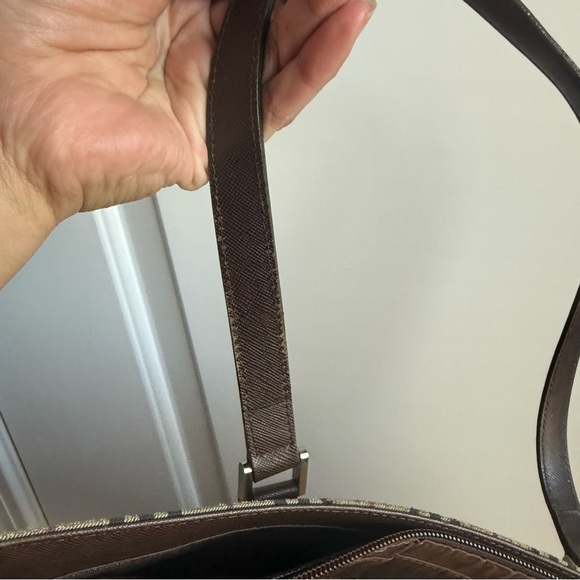 BURBERRY Nova Check Tote Bag Canvas Leather - Picture 11 of 13